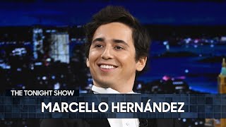 Marcello Hernández Sold Tickets Next to Drug Dealers and Makes His Tonight Show StandUp Debut [upl. by Pagas823]