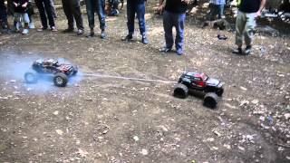 KRC Team Hpi Savage XL 59 amp Traxxas Summit [upl. by Ahcmis]