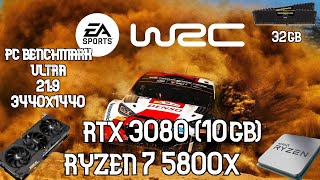 WRC 2023 PC Benchmark 219 3440x1440 Ultra  RTX 308010GBRYZEN 7 5800X 32GB RAM [upl. by Joann285]