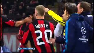 Gattuso vs Joe Jordan  Flamini horror tackle [upl. by Ecadnak]