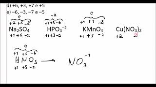 Nas substâncias Na2SO4 HPO3–2 KMnO4 e CuNO32 o NOX dos elementos S P Mn e N são [upl. by Kassey]