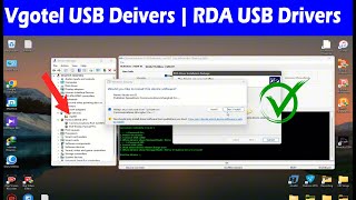 Vgotel USB Drivers for Windows 7 8 10 11  RDACoolsand USB Drivers [upl. by Lhary]