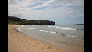 3D Flyover Route A Walk to Sandwood Bay [upl. by Derfla]