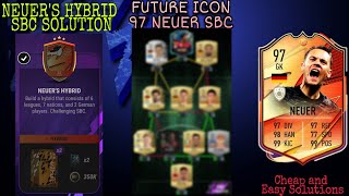 NEUERS HYBRID SBC SOLUTION Easiest Way Possible  Future Icon Neuer Sbc  Madfut 22 [upl. by Bauske]