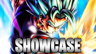 THE NEW KING OF DRAGON BALL LEGENDS ULTRA VEGITO BLUE SHOWCASE  Dragon Ball Legends [upl. by Lyrrad]