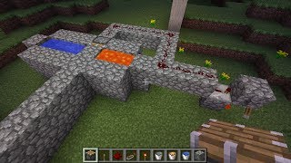 Very Easy and Efficient Cobblestone Generator  Double Piston [upl. by Haeluj]