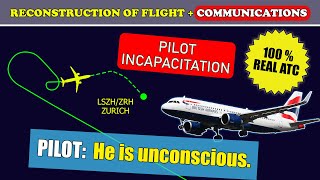 Pilot INCAPACITATION Medical EMERGENCY  British Airways Airbus A320 neo  Zurich airport [upl. by Zilef328]