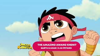 Promo Jaguh Kartun TV9  The Amazing Awang Khenit Sabtu amp Ahad 530 ptg 2024 [upl. by Meil]