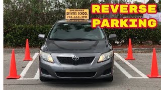 Driving lessonHow to Park in ReverseLearning to DriveCar [upl. by Amasa]