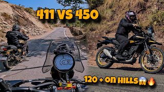 Dekhtae Hai Kon Jeetaega Himalayan 450 Vs 411 Mai 🔥🤔😱 DMRaivlogs grbrothersofficials [upl. by Dahc981]