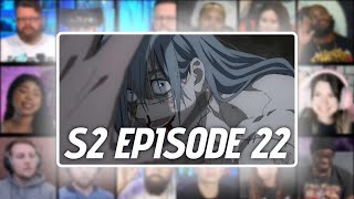 Metamorphosis  Part 2  Jujutsu Kaisen Season 2 Episode 22 Reaction Mashup 呪術廻戦 [upl. by Nosredna]