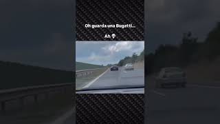 Tutto nella norma in autostrada oggi auto corsa gara Bugatti autostrada f1 [upl. by Atinaujnas]