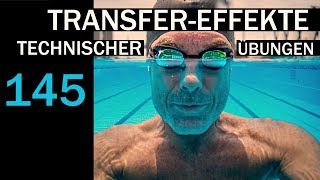 TRANSFEREFFEKTE technischer ÜBUNGEN TÜ  SCHNELLER SCHWIMMEN No 145 [upl. by Juliette]