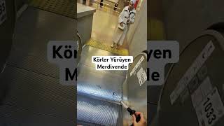 Görme Engelliler Yürüyen Merdiveni Nasıl Kulllanır [upl. by Tri]