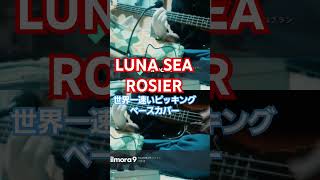 【LUNA SEA】ROSIER ベースカバー（世界一速いピッキングとダウンピッキングオクターブ奏法）lunasea ROSIER [upl. by Elsa736]